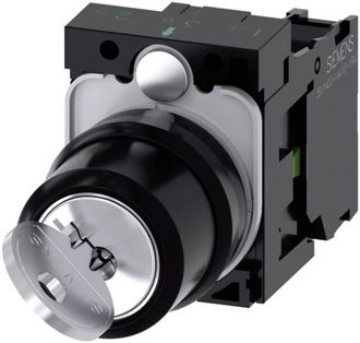 SIEMENS Interruptor Con Llave Siemens Negro Y Gris