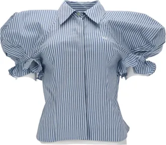 Vivienne Westwood Gexy Tailored Striped Vertical Cotton Shirt