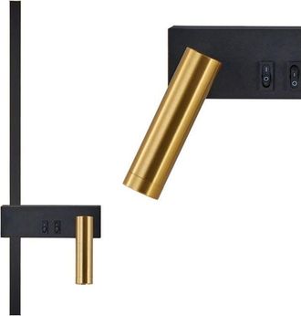 Rea Lámpara de pared APP1439-W right black gold