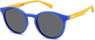 Polaroid Sunglasses, unisex, Blue, Size: 46 MM Stylish Sunglasses with Dcd/M9 Design
