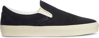 Tom Ford Jude Slip-On Sneakers In Perforated Suede