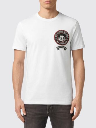 Philipp Plein T-shirt Money Mouse in cotone con applicazione di strass