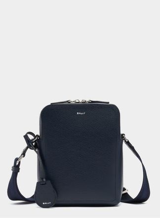 Bally Capitol Crossbody Bag in Grained Bovine Leather in Blue at Nordstrom