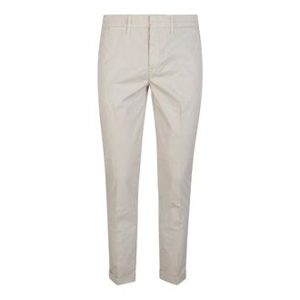 Fay Chinos, male, White, Size: W33 Capri Classic Pant
