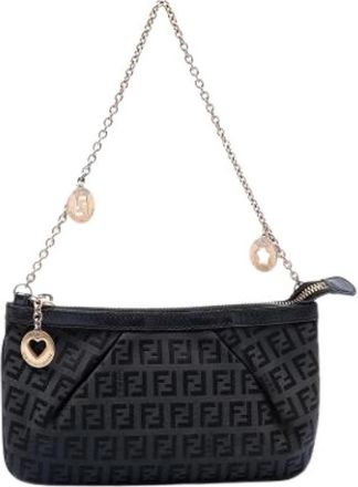 Fendi Pre-owned Shoulder Bag - Dames - Vintage Schoudertas - Zwart - ONE Size - Vintage