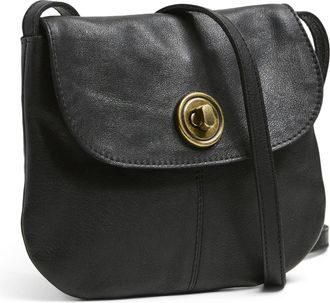 Pieces Pctotally Royal Leather Party Bag Noos, Womens Cross-Body Bag, Black, 5x15x18 cm (B x H T)
