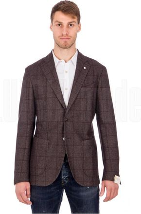 L.B.M. 1911 Stijlvolle Jas - Heren - Blazers - Bruin - L - Jassen