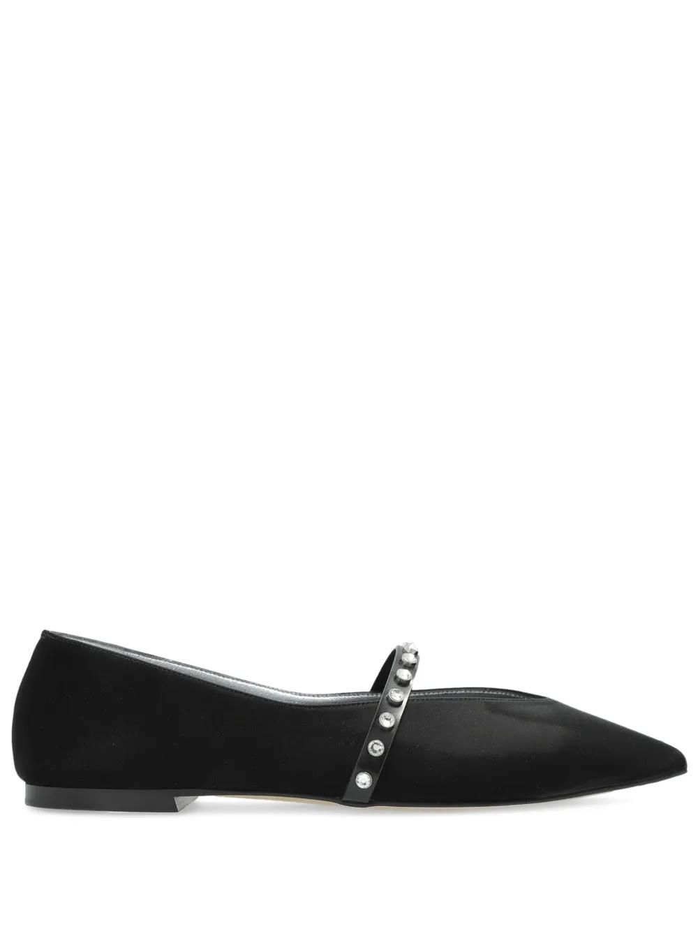 フラットシューズ Alexander Mcqueen Leather Ballerina Flats With Pointed Toe McQueen Ballet flats and ballerina shoes for Women | Online