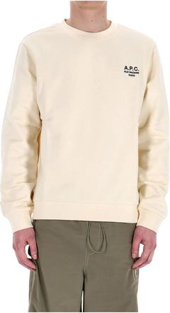 A.P.C. Standard Rue Madame Crewneck - Heren - Sweatshirts - Beige - 2XL - Katoen - Hoodies & sweatvesten