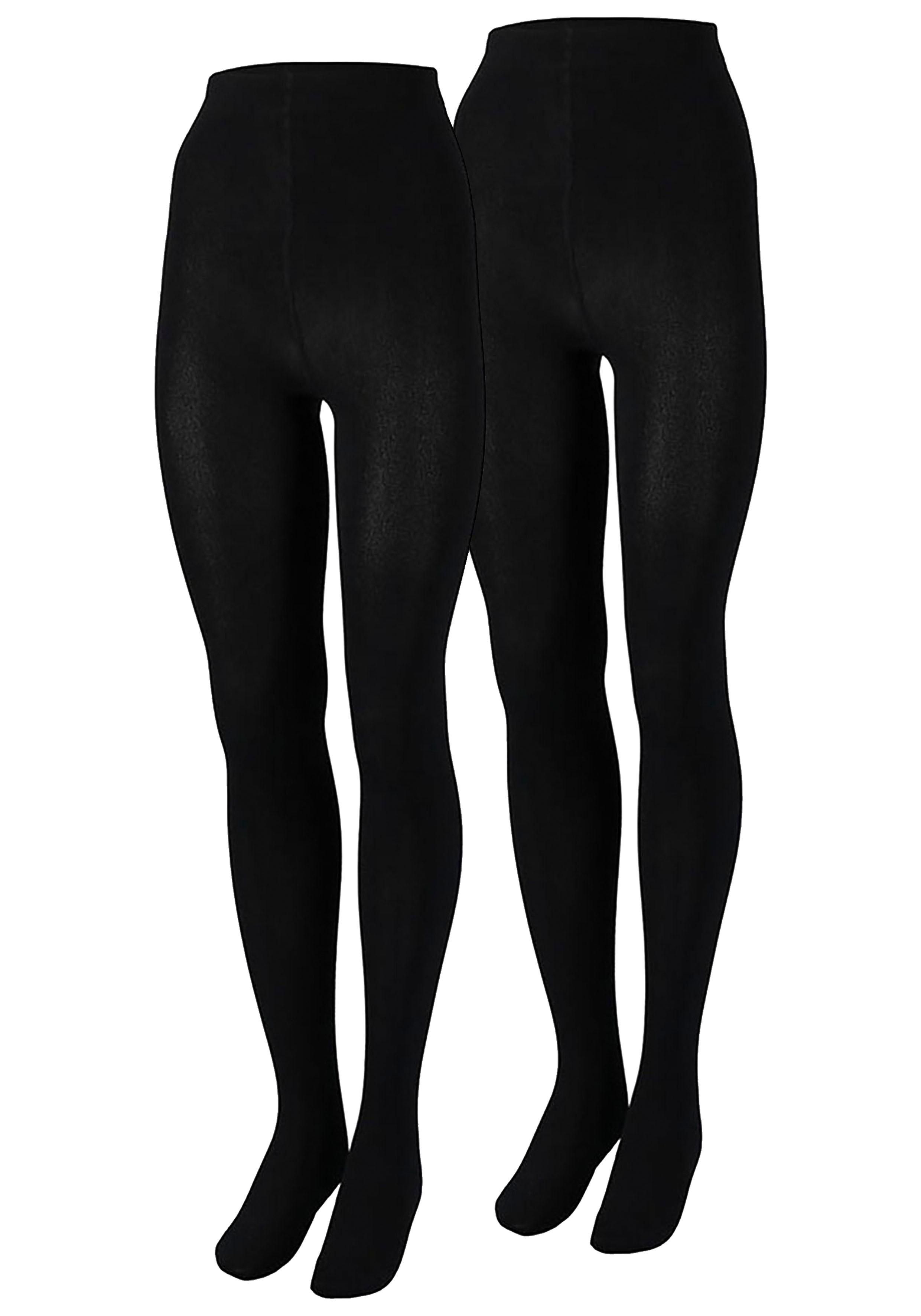 Vertbaudet Umstands-Strumpfhosen 2er Pack - Blickdicht, 50 Den, Mit Breitem Bund Für Schwangerschaft