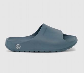 Freewaters Mens Cloud 9 Slide Sandal In Slate Blue