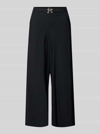 M.A.C Hose in verk&uuml;rzter Passform mit G&uuml;rtel Modell Pia in Black, Gr&ouml;&szlig;e 34