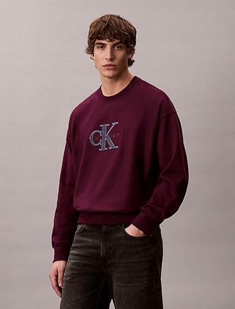 Calvin Klein Sudadera Holgada Monologo De Felpa