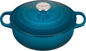 LE CREUSET Signature 3.5-Quart Sauteuse Oven in Caribbean at Nordstrom