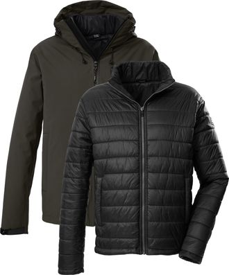 Killtec 3-in-1-Funktionsjacke KILLTEC KOW 95 MN JCKT, Herren, Gr. 4XL, olivgr&uuml;n, Obermaterial: 100% Polyamid;Futter: 100% Polyamid;F&uuml;llung: 100% Polyester, Ja
