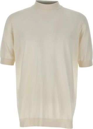 FILIPPO DE LAURENTIIS Heren, Truien, Wit, Maat: 2XL Katoen