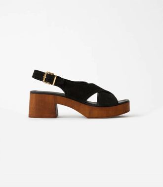 Seychelles Womens Heart Of Gold Platform Sandals In Black