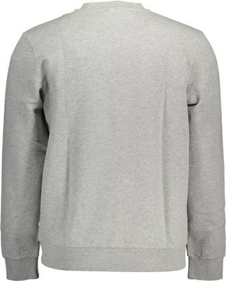 Napapijri Mens Flag Crew Sweat Np0a4g00 - Grey Cotton - Size 2XL
