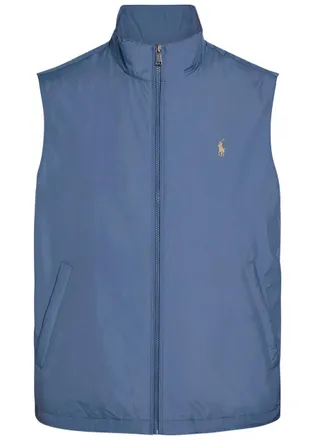 Polo Ralph Lauren Logo Shell Gilet - Blue - Xxl