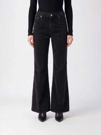 Haikure Jeans Clara flared in velluto a coste a vita media