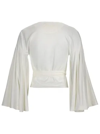 Jacquemus Le Cache Coeur Ventadou Blouse - White