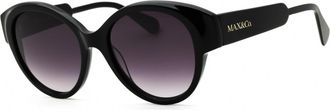 Max & Co. MO0076 01B Shiny Black/Smoke Gradient
