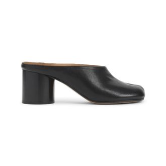 Maison Margiela Dames, Schoenen, Zwart, Maat: 39 1/2 EU Leer