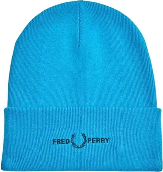 Fred Perry Geborduurde Logo Beanie (Blauw)