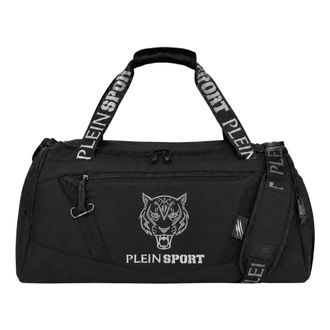 Plein Sport Duffle Tijger Tas - unisex - Sport - Zwart - Maat: ONE Size Poliester