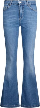 Liu Jo Flare Leg Denim Jeans - female - Liu Jo - Flare Jeans - Blue - W30 - Jeans