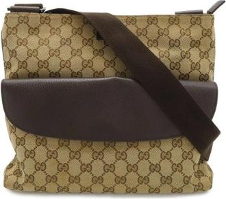 Gucci Borsa a tracolla in tela GG Pre-owned - - Pre-owned - Donna - Beige - ONE SIZE