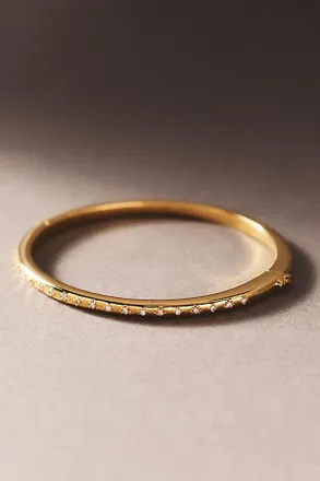 Nadri Shimmer Hinged Bracelet