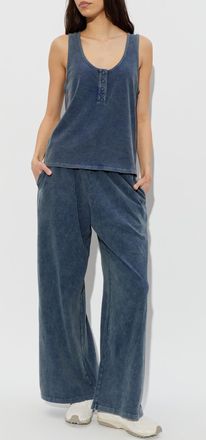 The Upside Kapri Top, Womens, Navy Blue