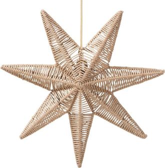 Baxton Studio Idriya Handwoven Jute Pendant Lampshade