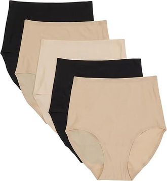 Chantelle Soft Stretch 5-Pack Brief Womens Underwear, Cotton/Elastane