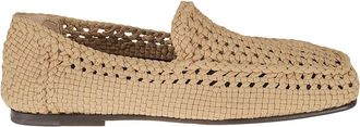 Dolce & Gabbana Pantofola Uncinetto Rete - Heren - Loafers - Beige - 40 1/2 EU - Schoenen