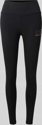 Emporio Armani Leggings mit Label-Detail und elastischem Bund in Black, Größe XS
