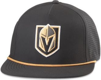 American Needle Mens American Needle Black Vegas Golden Knights Buxton Pro Tech Adjustable Hat at Nordstrom
