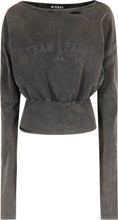 Misbhv Team Paris Longsleeve - Dames - Longsleeves - Zwart - XS - Tops