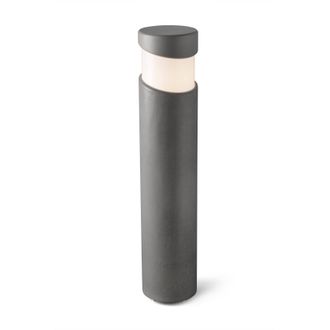 Netlighting Block Outdoor Bollard Light Concrete 1x E27 IP65 in Grey