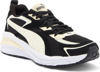 Puma Hypnotic LS Sneaker in Puma Black-Warm White-Alpine at Nordstrom Rack, Size 6.5