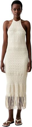 Nanushka Neiva Jurk - Dames - Casual kleedjes - Beige - L - Kleedjes