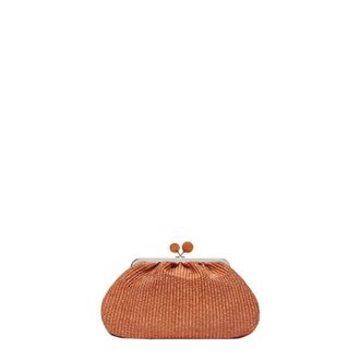 Max Mara Pasticcino Bag Medium - Dames - Tassen - Oranje - Maat: ONE Size Katoen