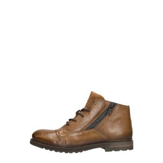 Bugatti Vittore Veterlaarschoenen - Heren - Veterlaarzen - Bruin - 41 EU - Schoenen