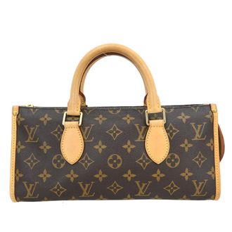Louis Vuitton Popincourt Handle Bag Monogram Canvas Brown Canvas Handbag (Pre-Owned)