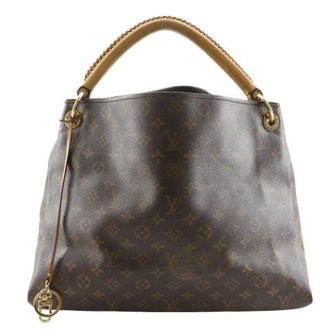 Louis Vuitton Pre-owned Canvas Handtas - Dames - Pre-owned - Bruin - Maat: ONE Size