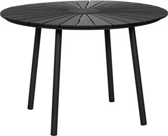 Wanderlust Deco Mesa De Aluminio Negra D109.5x72h Cm