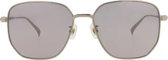 Dunhill Square-Frame Titanium Sunglasses