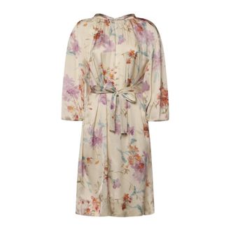 Herno Dress in Floral Print - female - Herno - Short Dresses - Multicolor - L - Dresses