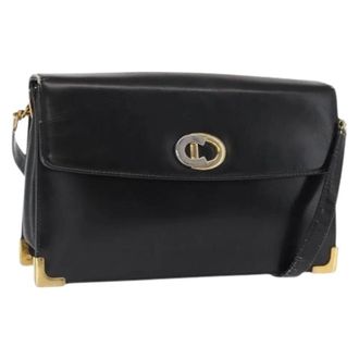 Dior Pre-owned Leren Vintage Schoudertas - Dames - Vintage Schoudertas - Zwart - ONE Size - Leer - Vintage